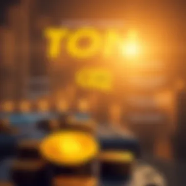 Infographic on investment strategies related to TON coin