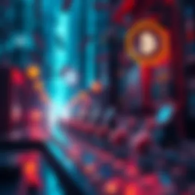 Illustration showcasing transaction efficiency in blockchain