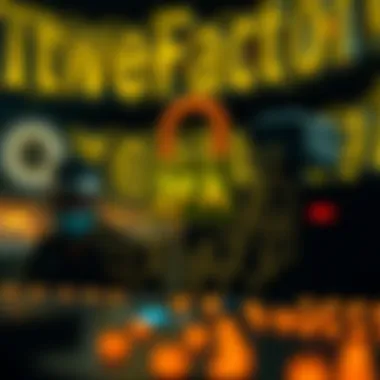 Conceptual illustration of two-factor authentication