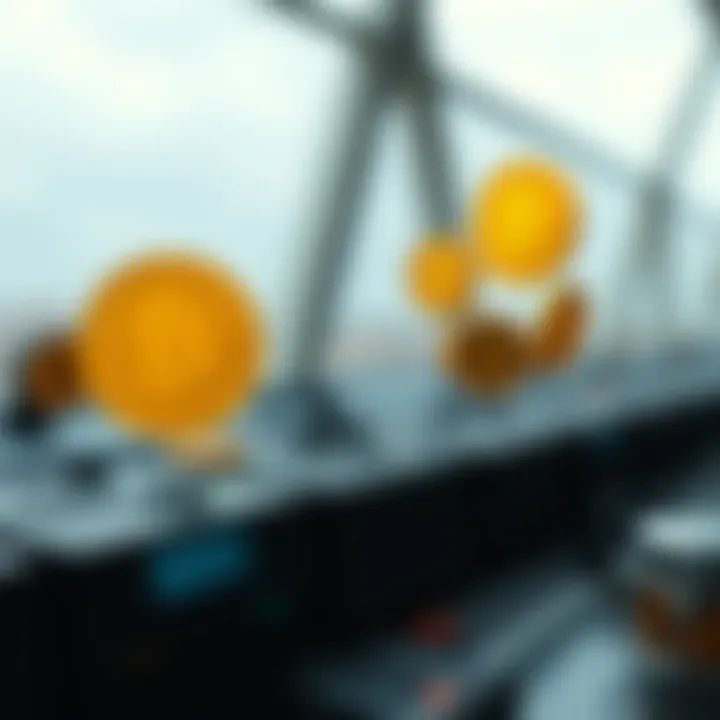 Visual representation of various types of cryptocurrency airdrops