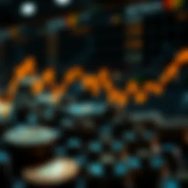 Visual representation of underlying assets and their price movements