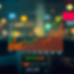 Graph illustrating USD to INR exchange rate fluctuations