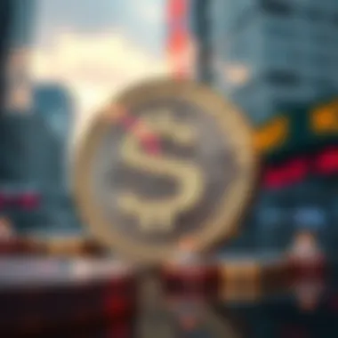 Visual representation of USDT in cryptocurrency markets