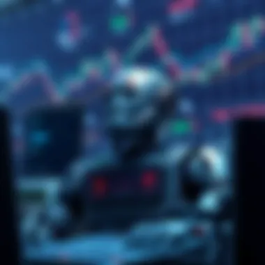 An illustration depicting various types of trading bots and their functionalities.