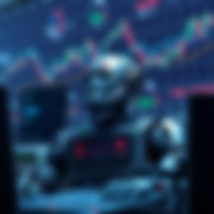 An illustration depicting various types of trading bots and their functionalities.