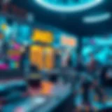 Visual representation of blockchain technology enhancing video content quality