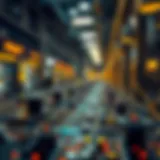 Conceptual visualization of blockchain technology