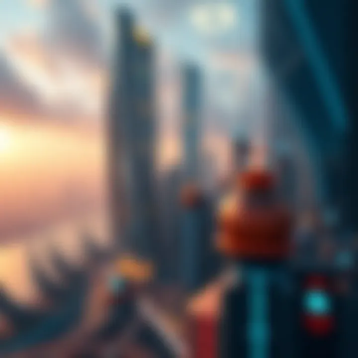 Navigating the Future of the Web3 Ecosystem A futuristic cityscape representing the Web3 ecosystem