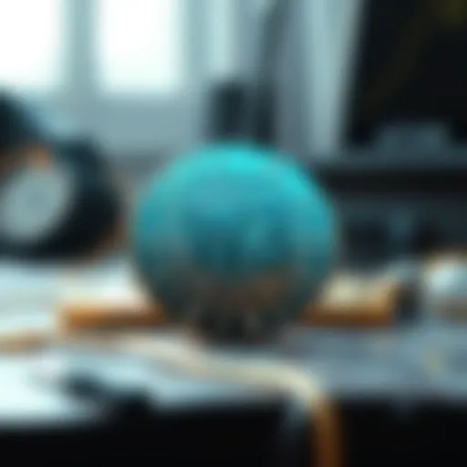 The concept of Web3 coins illustrated with blockchain technology