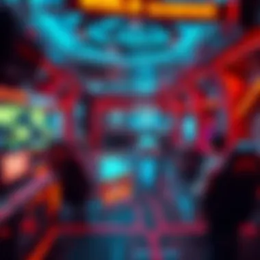 Futuristic view of the blockchain gaming ecosystem