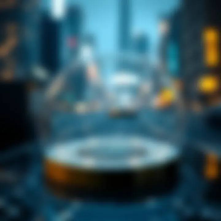 Visual representation of cryptocurrency application utilizing websocket API