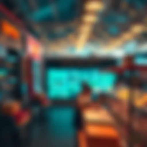 Conceptual illustration of a white label NFT marketplace