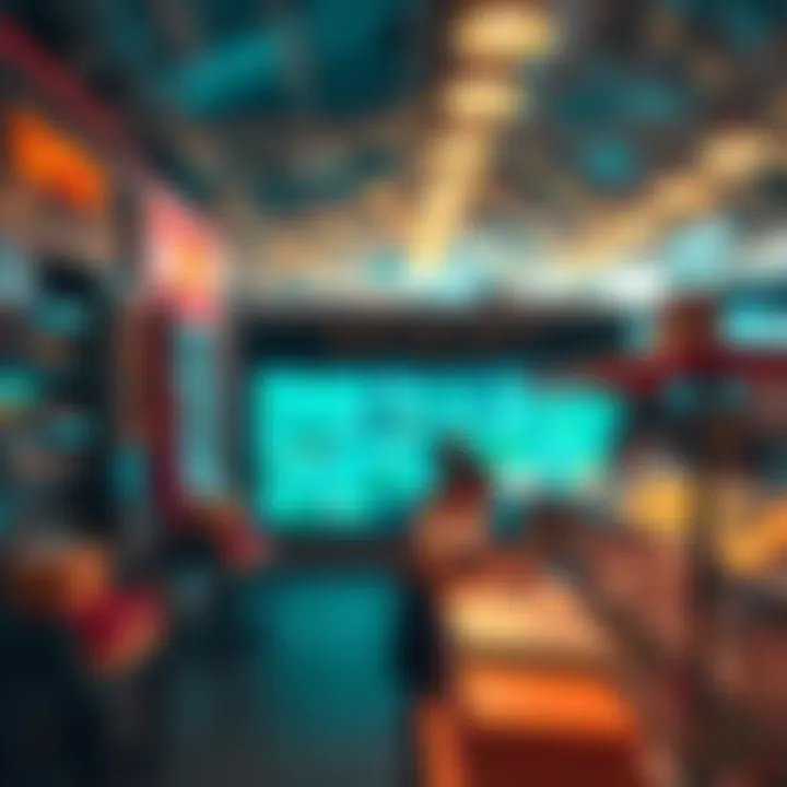 Conceptual illustration of a white label NFT marketplace