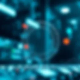 Conceptual representation of zero latency in digital communication